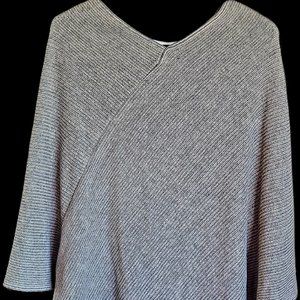 STEVE MADDEN KNIT WOMENS PONCHO BEAUTIFUL BEIGE CLASSY! NWOT